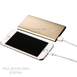 Banco de carga celular espía Powerbank