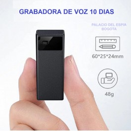 Mini grabadora 10 a 12 días